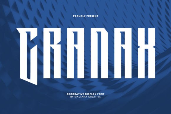 Cranax: The Bold Display Font for Creative Projects
