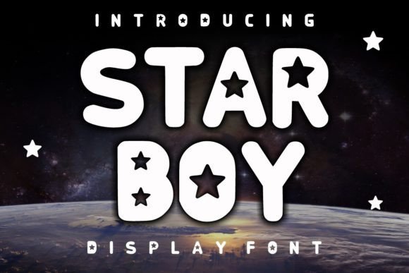 Star Boy: A Bold Font for Festive & Modern Design