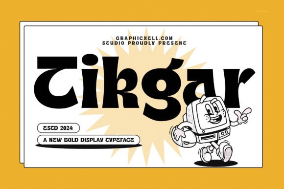 Tikgar: The Retro Vintage Font for Modern Design Projects